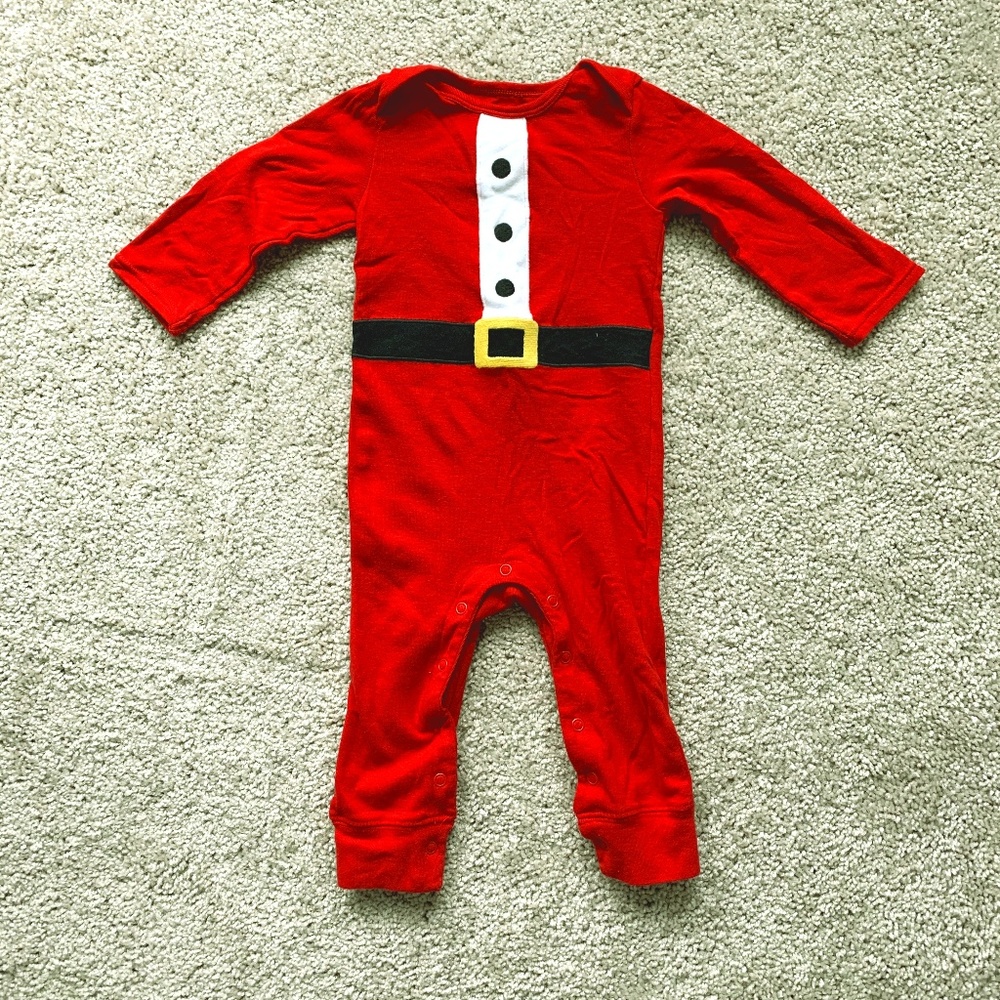 Baby Santa Christmas Onesie Playsuit size 12 month